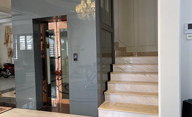 瓦力游戏电梯@ ERICK，打造越南高档住宅别墅电梯魅力